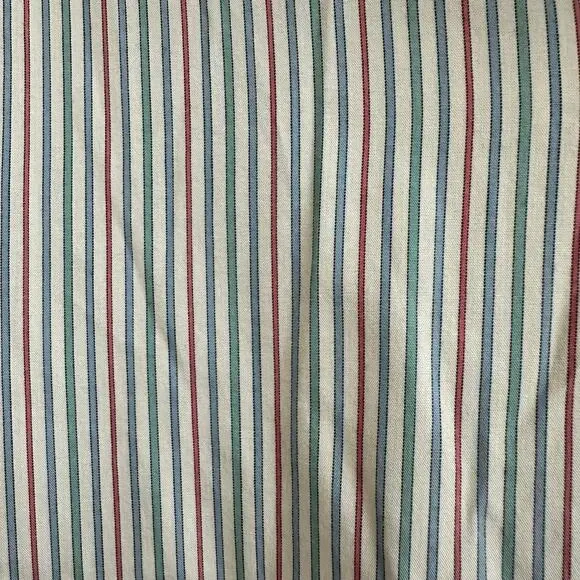 Lacoste Men's Striped Button Down Long Sleeve Shirt Alligator Logo Size 38 - Picture 6 of 7